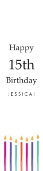 Happy Birthday Candles