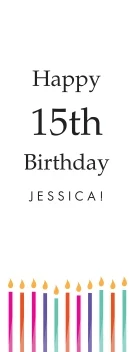 Happy Birthday Candles