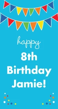 Birthday Bunting Banner