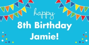 Birthday Bunting Banner