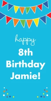 Birthday Bunting Banner