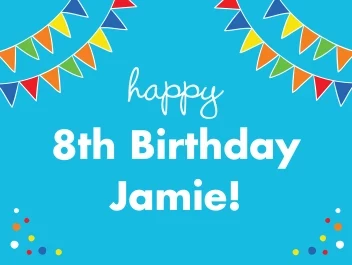 Birthday Bunting Banner