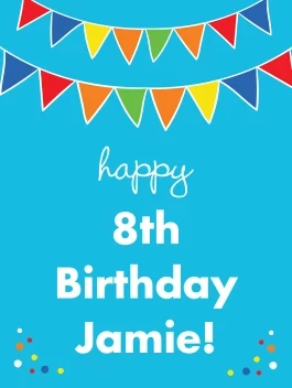 Birthday Bunting Banner