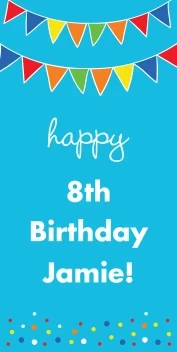 Birthday Bunting Banner