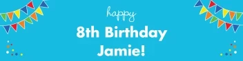 Birthday Bunting Banner