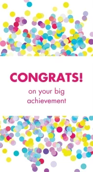 Congrats Colorful Confetti