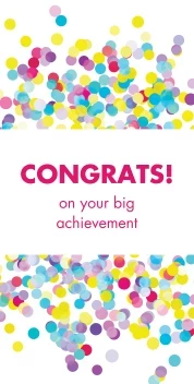 Congrats Colorful Confetti