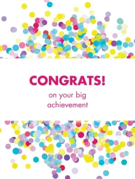 Congrats Colorful Confetti