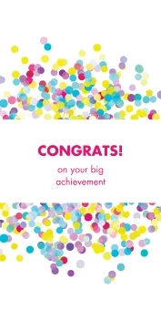 Congrats Colorful Confetti