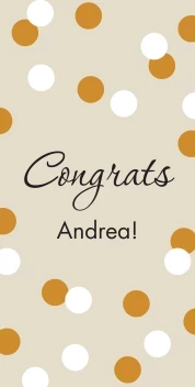 Congratulations Confetti Banner