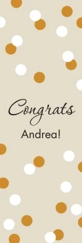 Congratulations Confetti Banner