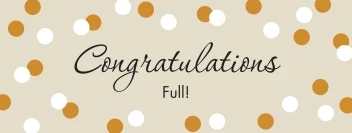 Congratulations Confetti Banner