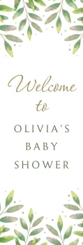 Soft Leaves Welcome Baby Shower