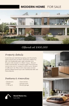 Modern Home For Sale