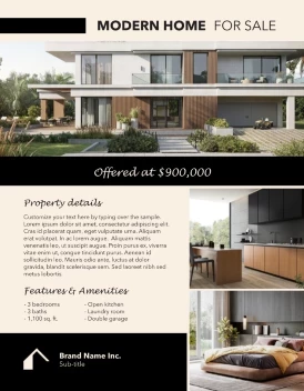Modern Home For Sale