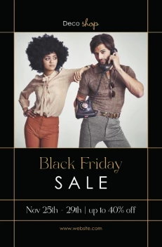 Elegant Black Friday Lines