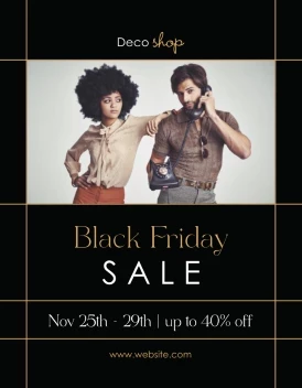 Elegant Black Friday Lines