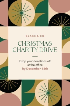 Christmas Charity Drive Pattern