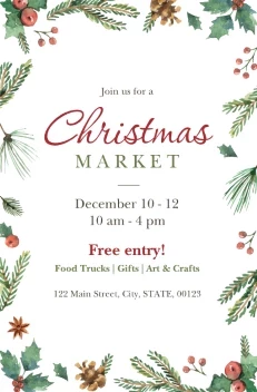 Christmas Market Foliage