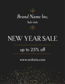 New Year Glitter Sale
