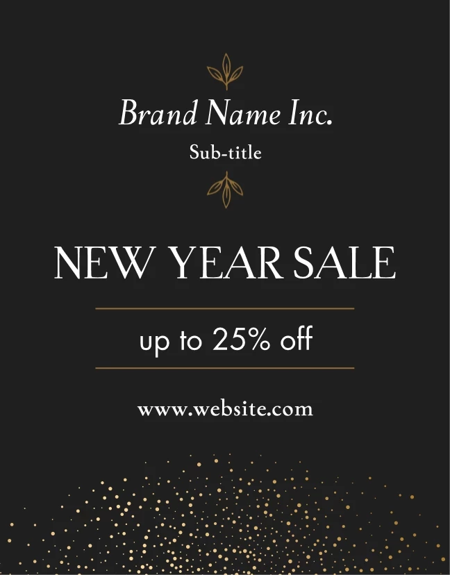 New Year Glitter Sale