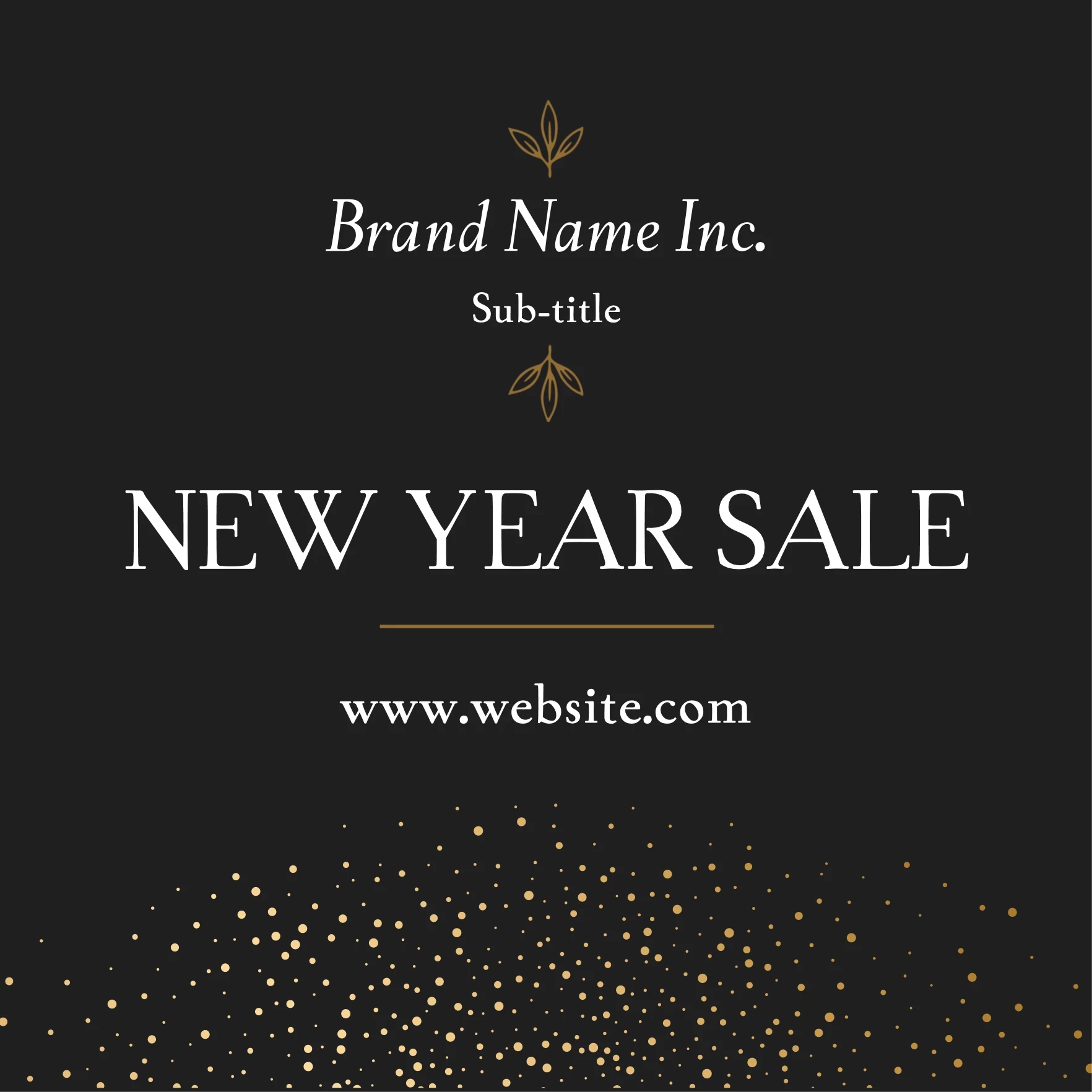 New Year Glitter Sale