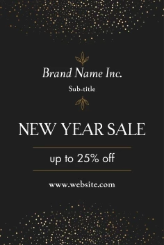 New Year Glitter Sale