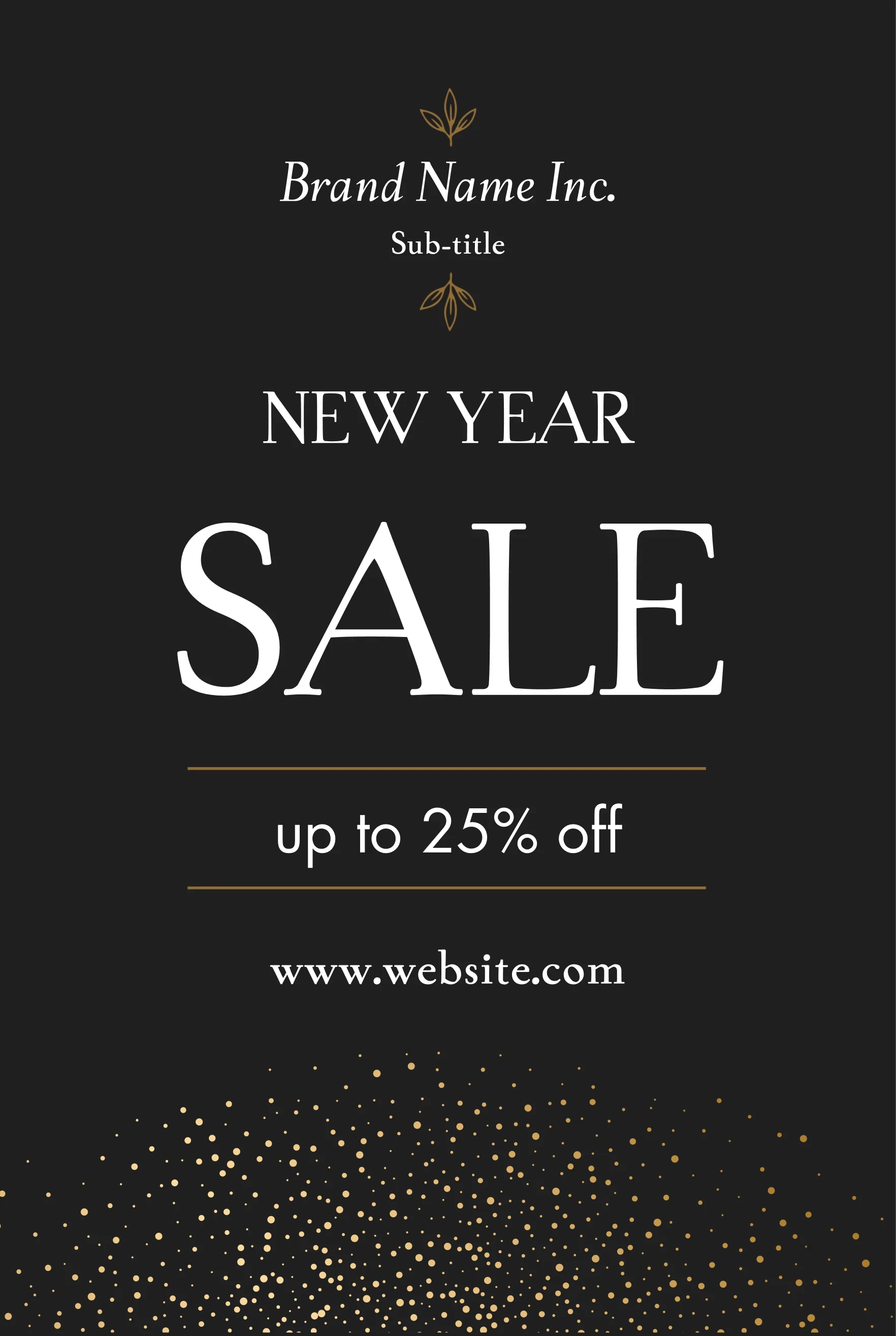 New Year Glitter Sale