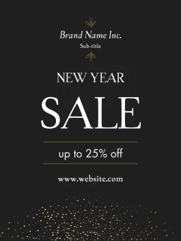 New Year Glitter Sale