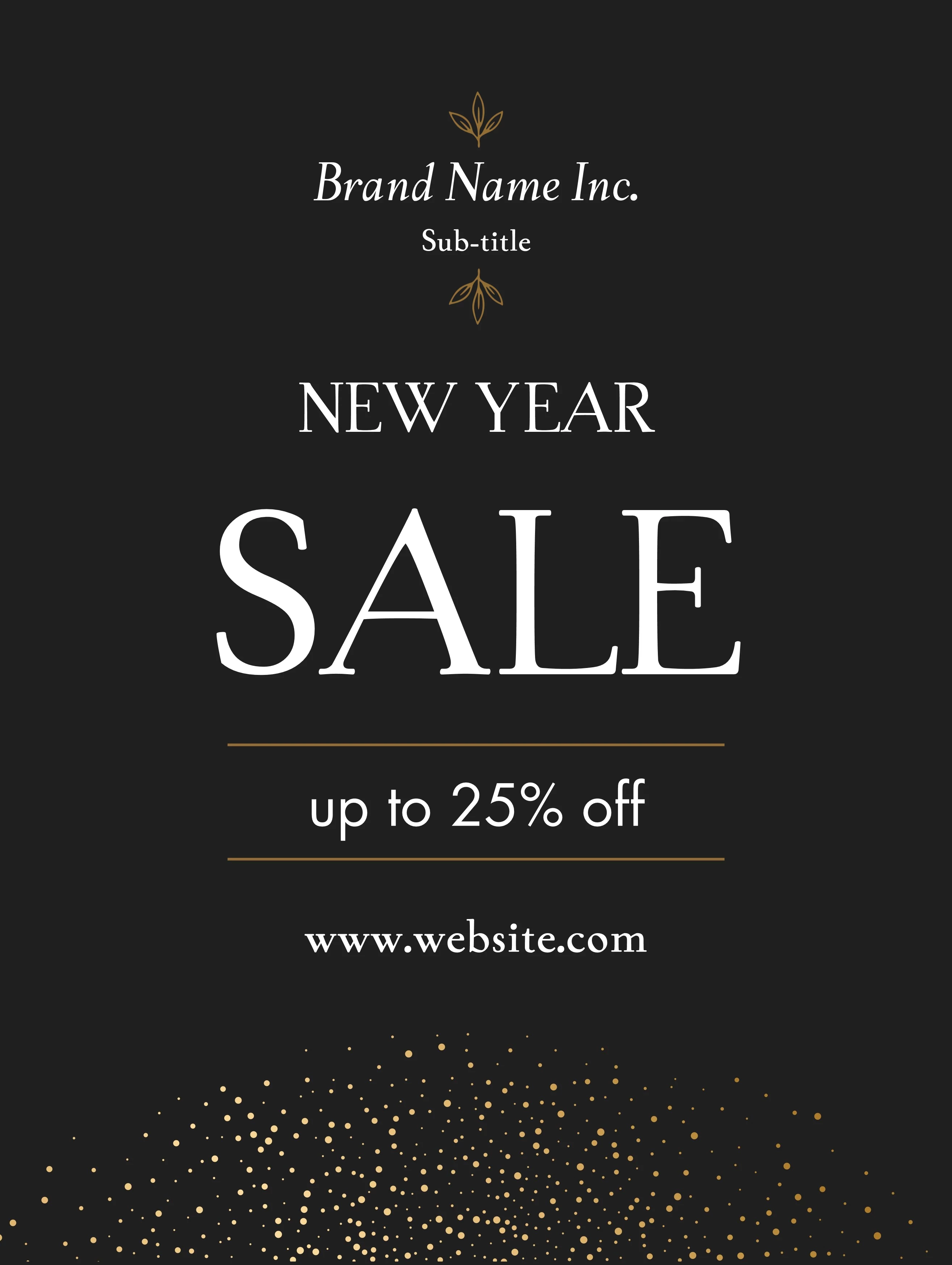 New Year Glitter Sale