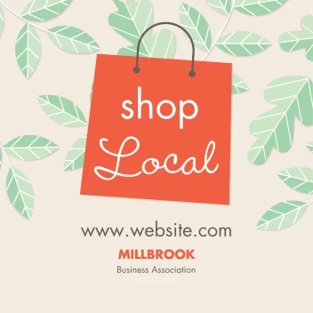 Shop Local Green Leaves