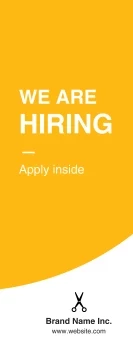 We Are Hiring Bright and Bold Banner