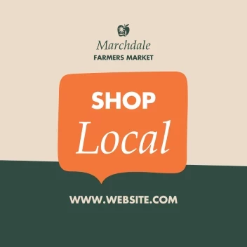 Speech Bubble Shop Local