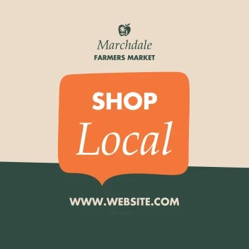 Speech Bubble Shop Local