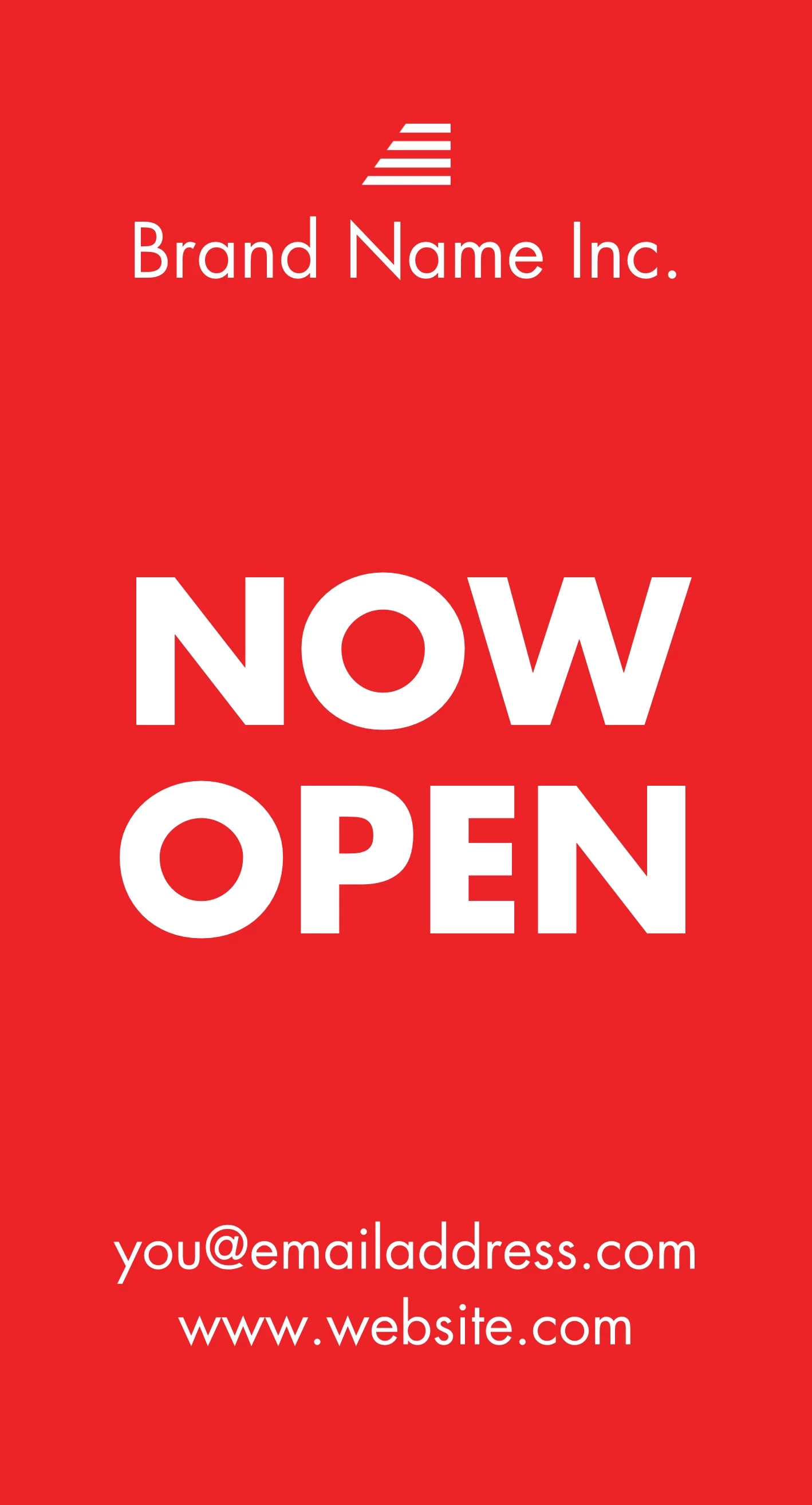 Now Open