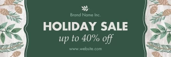 Rustic Holiday Sale