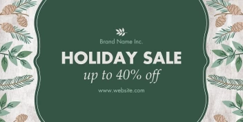 Rustic Holiday Sale
