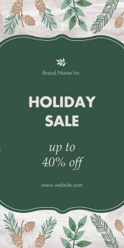 Rustic Holiday Sale