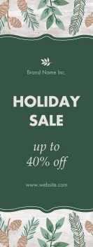 Rustic Holiday Sale