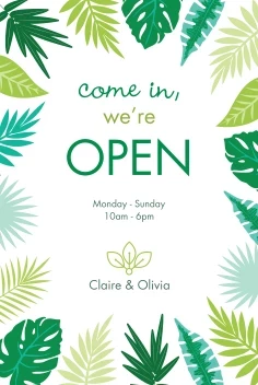 Tropical Palm Leaves