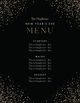 New Years Event Sparkles