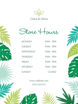 Tropical Palm Leaves