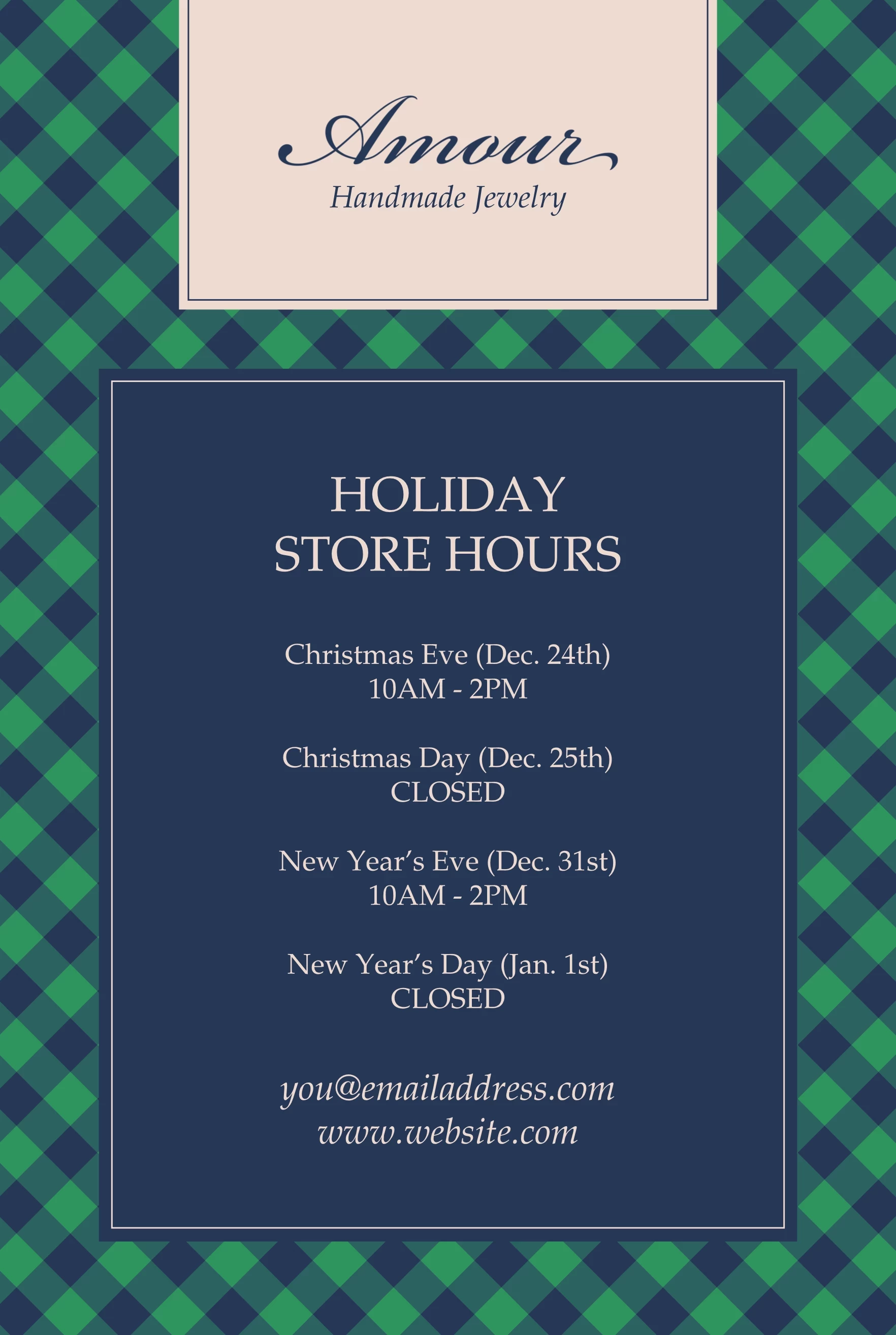 Classic Holiday Pattern