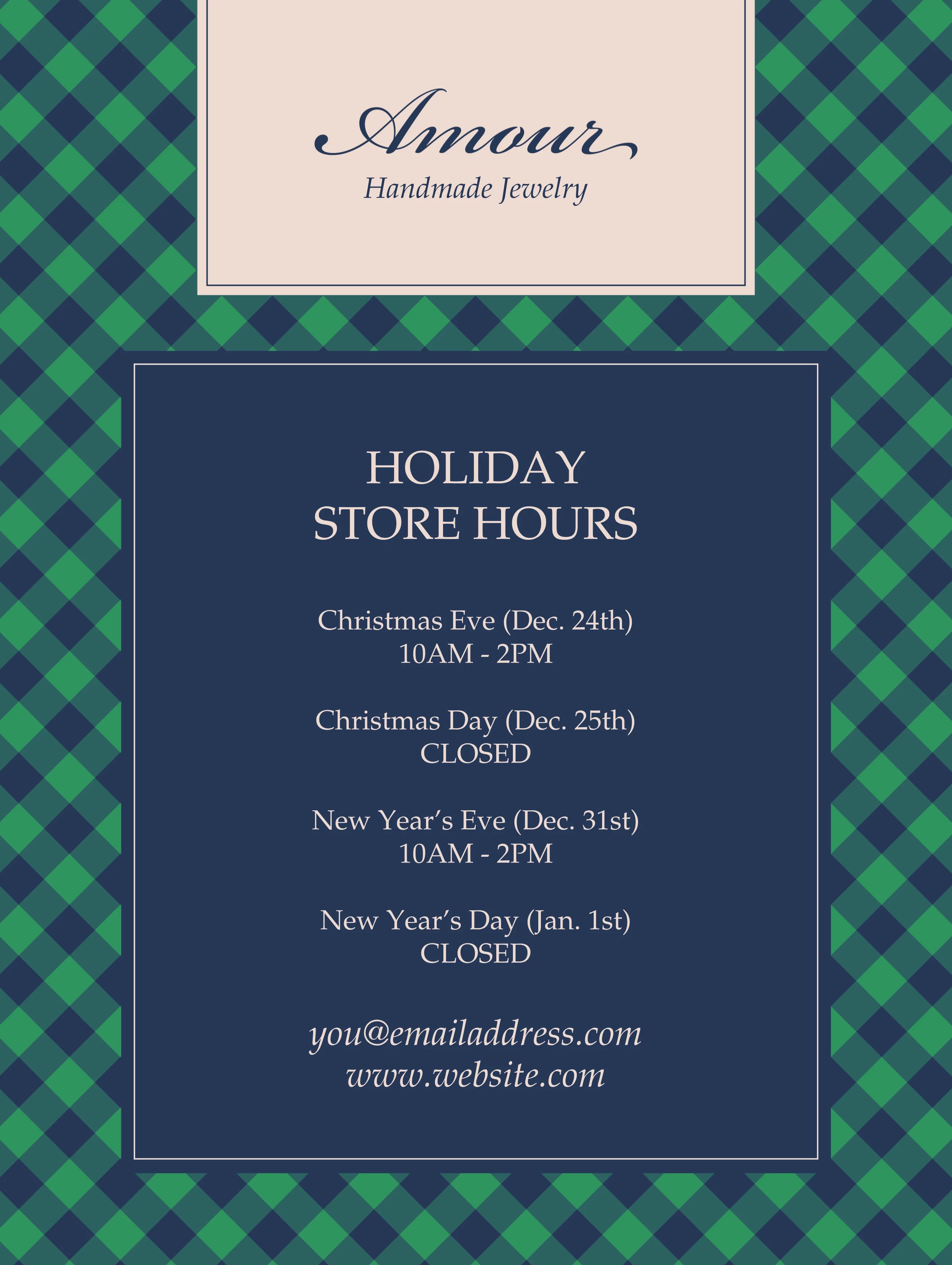 Classic Holiday Pattern