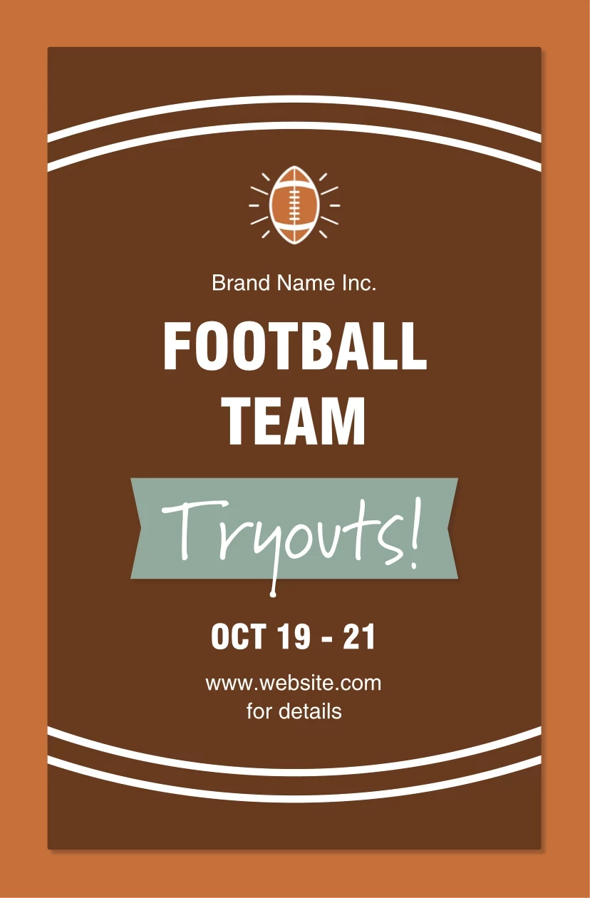 Football Team Tryouts