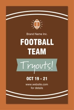 Football Team Tryouts