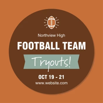 Football Team Tryouts