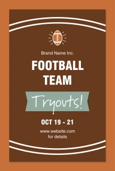 Football Team Tryouts