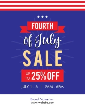 Fourth Of July Sale