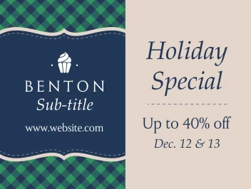 Rustic Holiday Plaid